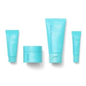 Tula Skin Care On the Go Best Sellers Travel Kit | Facial Cleanser, Da…